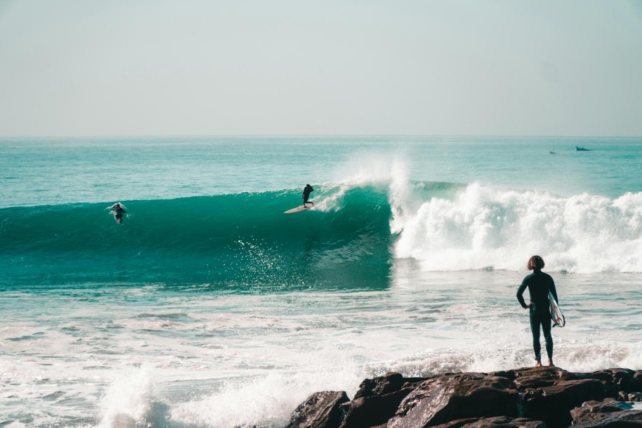 A surfing image